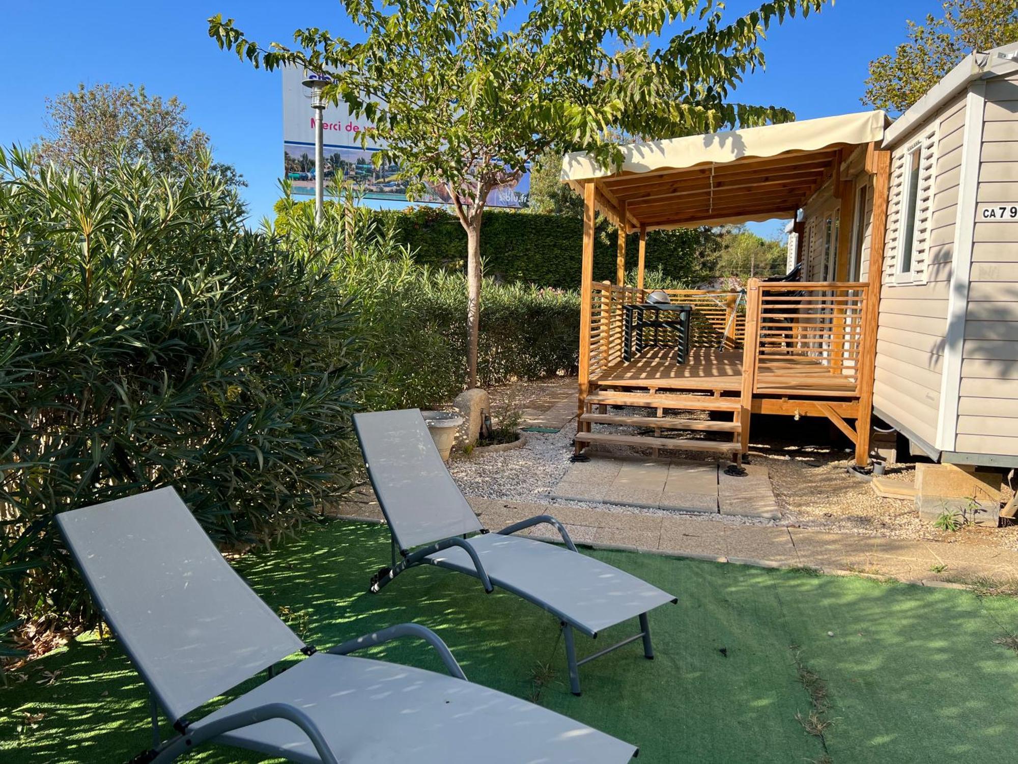 Mobilhome La Carabasse Vias Plage Exteriér fotografie