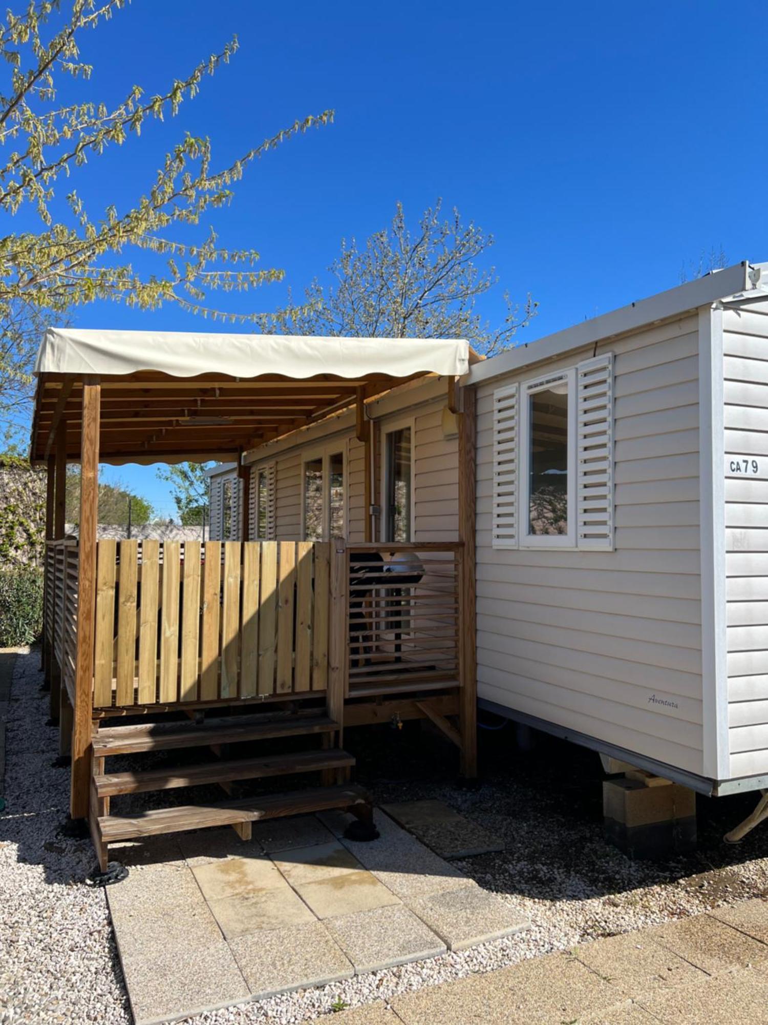 Mobilhome La Carabasse Vias Plage Exteriér fotografie